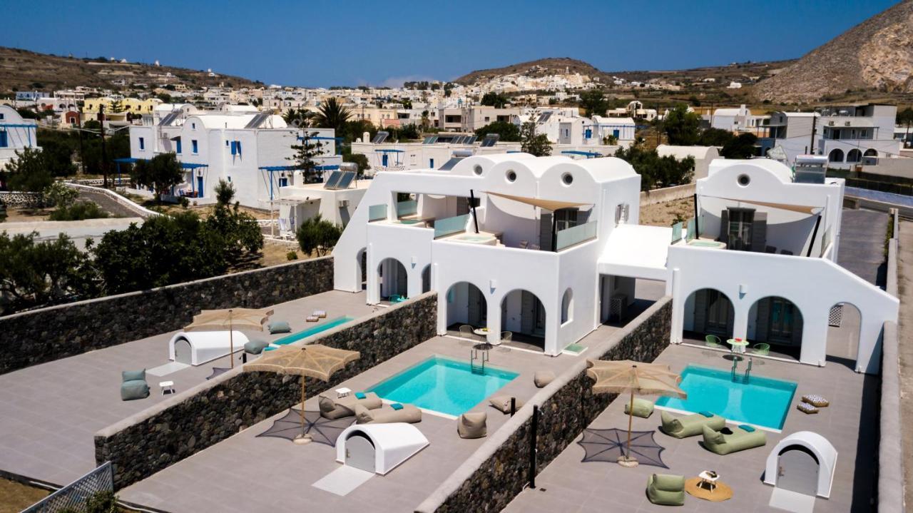 Modern Dome Homes Of Santorini Perissa  Exterior photo