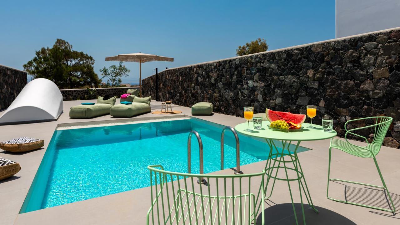 Modern Dome Homes Of Santorini Perissa  Exterior photo