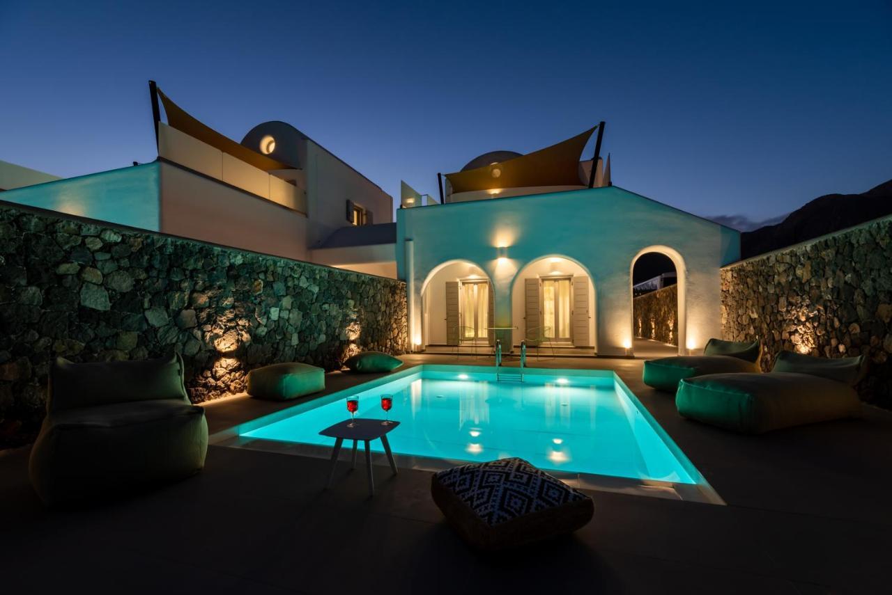 Modern Dome Homes Of Santorini Perissa  Exterior photo