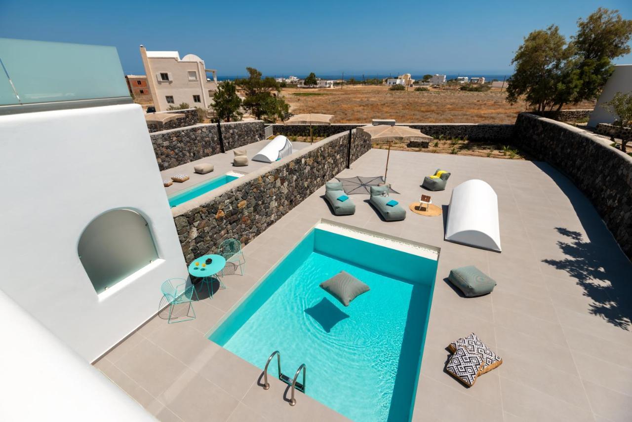 Modern Dome Homes Of Santorini Perissa  Exterior photo